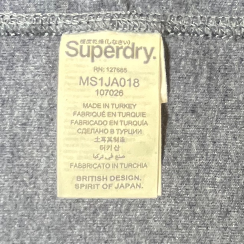 Superdry |‎ Men’s Large | “Original Superdry Number 1 Co” Blue Crewneck T-Shirt - Picture 8 of 11
